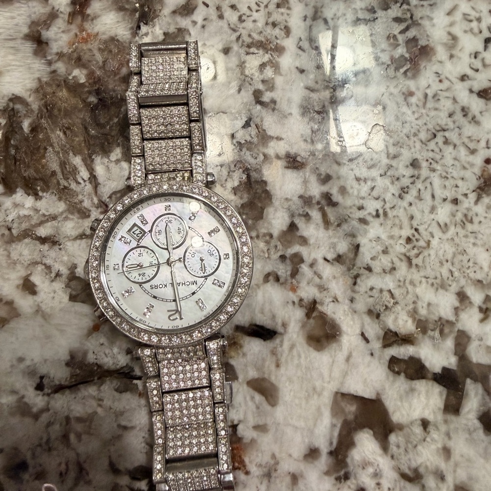 Michael Kors Shimmering Silver Women's Watch